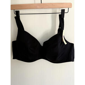 48C NWT CACIQUE Sexy Black Smooth Balconette Bra